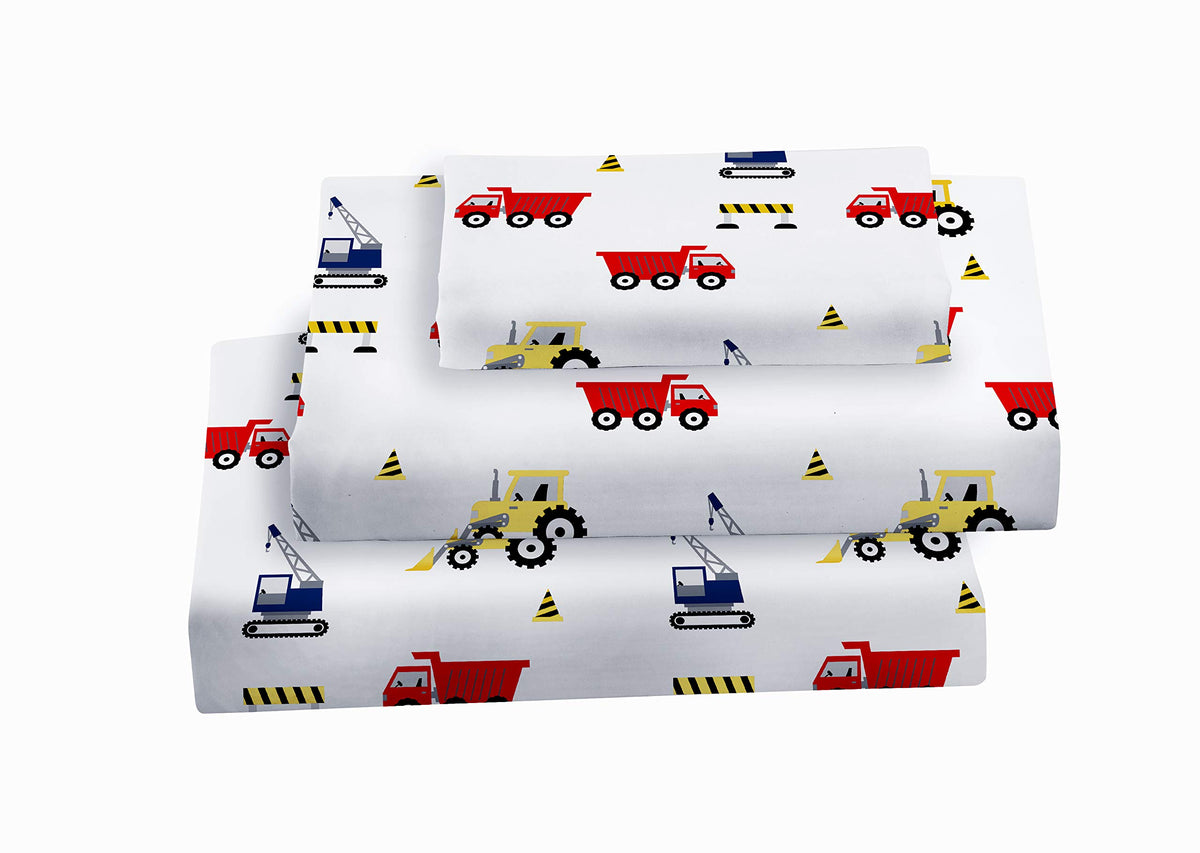 Softan Bed Sheet Set For Kids Boys, Full Size Kids Sheets Microfiber Kids Fitted Sheet, Breathable & Silky Soft Feeling Kids She