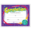 Trend Enterprises, Inc. Certificate Of Completion Colorful Classics Cert'S., 30 Ct