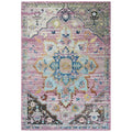 Rizzy Home Alora Decor Morocco 7'6" X 9'5" Blue/Gray/Cream/Rust/Gold Power-Loomed Area Rug