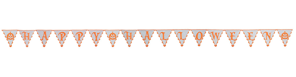 Heritage Lace Frightful ''Happy Halloween'' Pennant Banner , 5 Yards X 11''