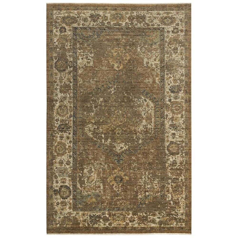 Alora Decor Intrepid 9' X 12' Classical Brown/Beige/Ivory/Green Hybrid Area Rug