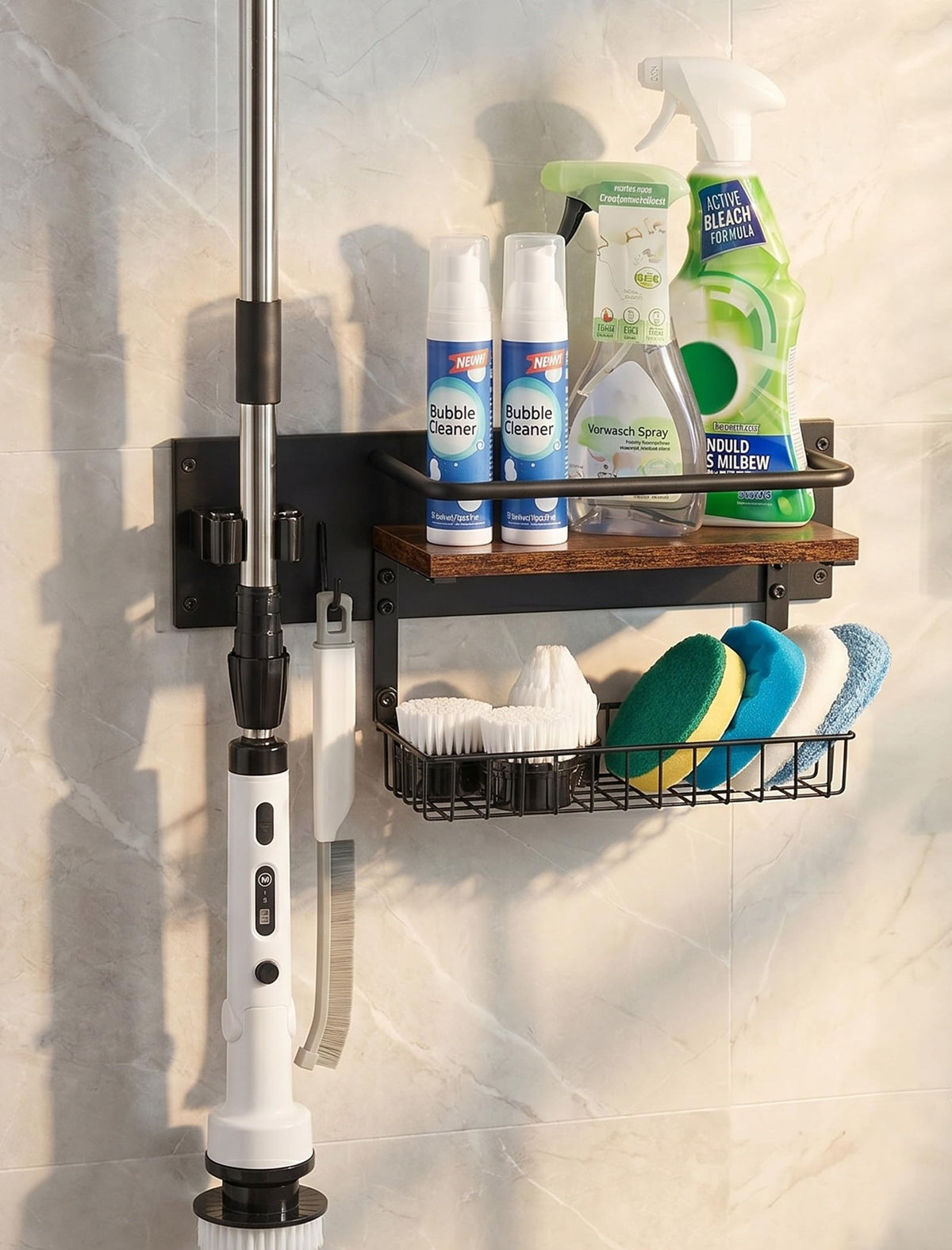 YIYYZI Cleaning Supplies Organizer Wall Mounted
