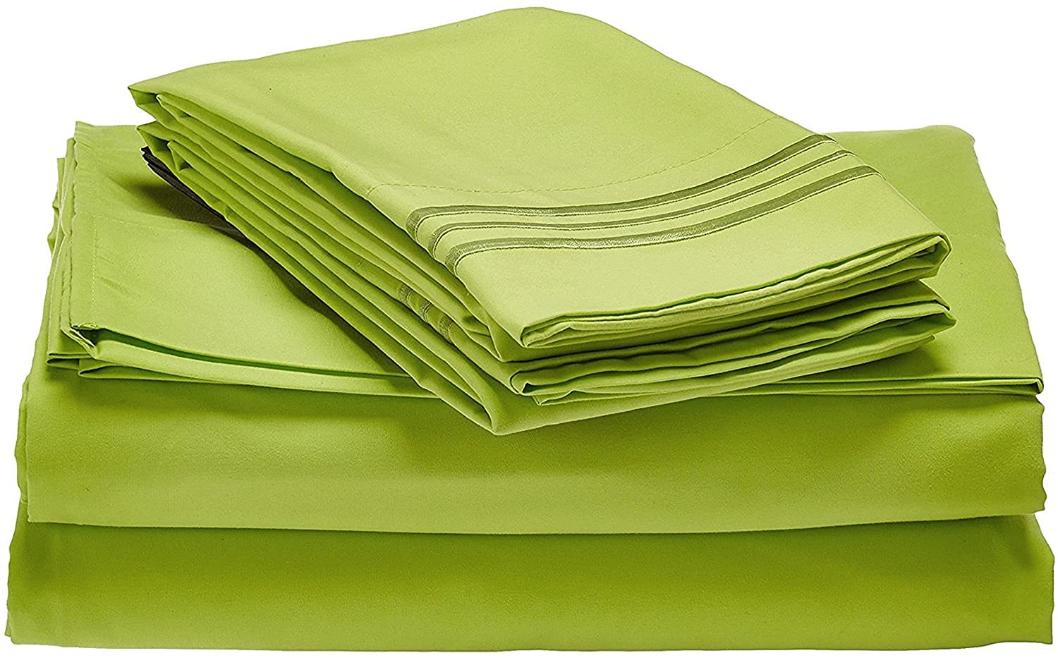 Celine Linen 1800 Series Egyptian Quality Super Soft Wrinkle Resistant & Fade Resistant Beautiful Design On Pillowcases 5-Piece