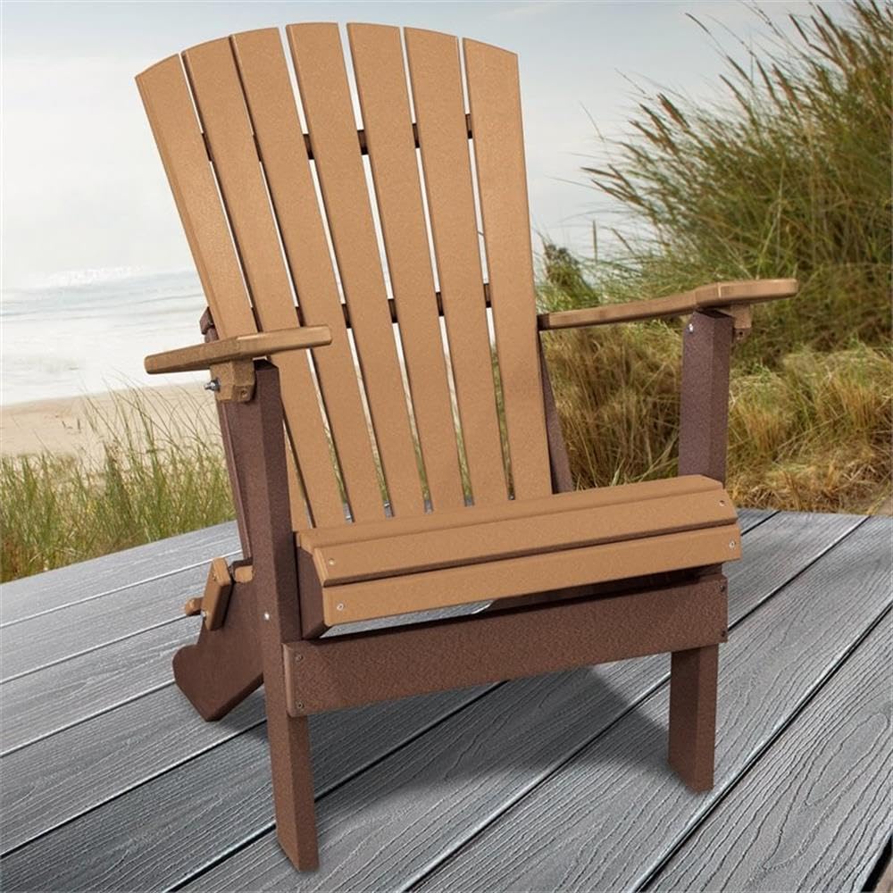 OS Home and Office 519CTB Folding Adirondack, One Size, Cedar/Tudor Brown