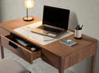 Neos Modern Furniture Wood Office Desk W/Marble Piece Surface