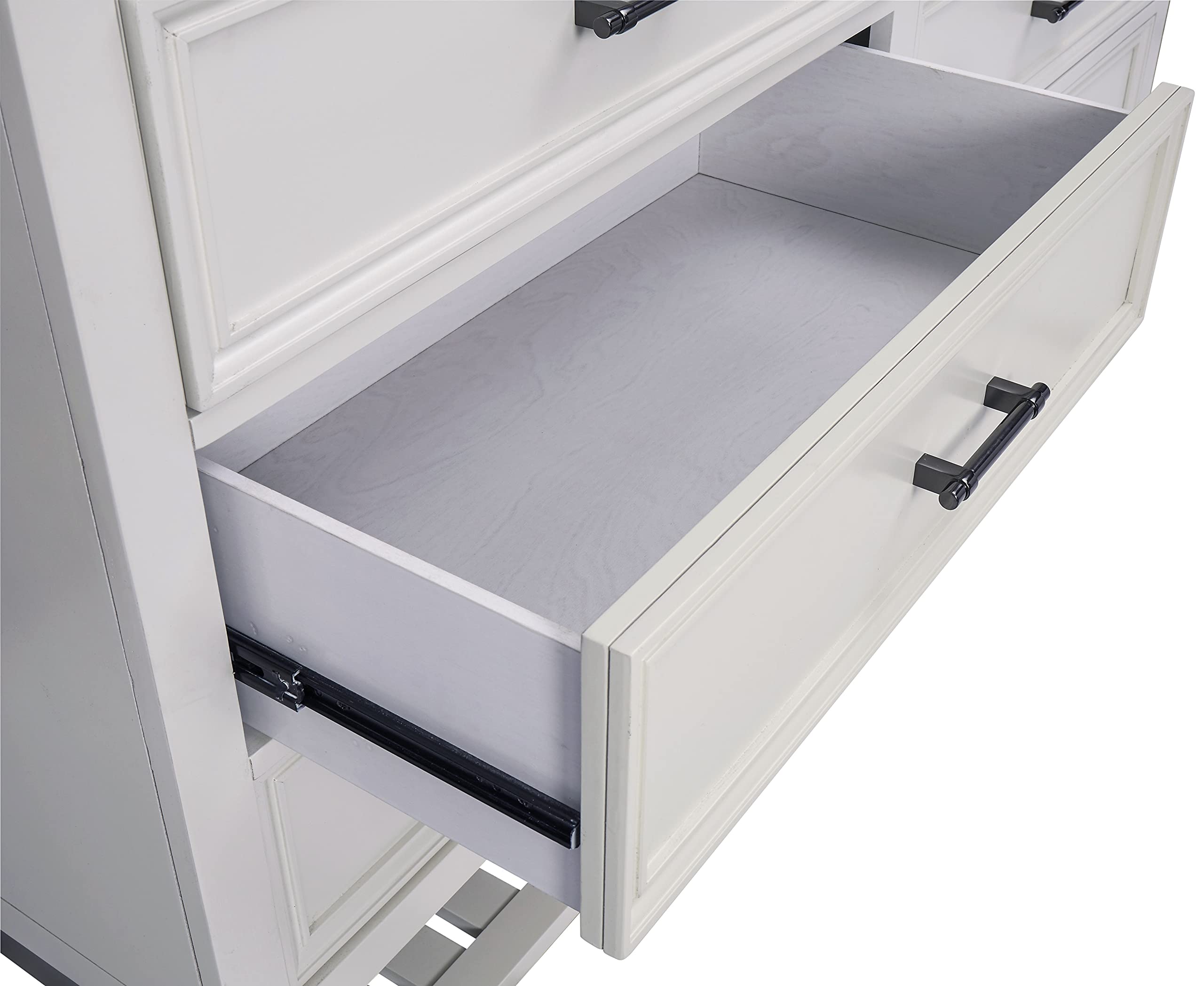 Progressive Furniture Serenade Drawer Dresser, Tuxedo White