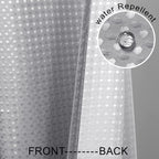 Silver Grey Hotel Style Shower Curtain Small Size Luxury Ombre Waterproof Waffle Cloth Shower Stall Curtains For Rv Bathroom Gre