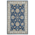 Rizzy Home Al2823 Ashlyn Hand-Tufted Area Rug, 9-Feet By 12-Feet, Traditional, Navy/Ivory
