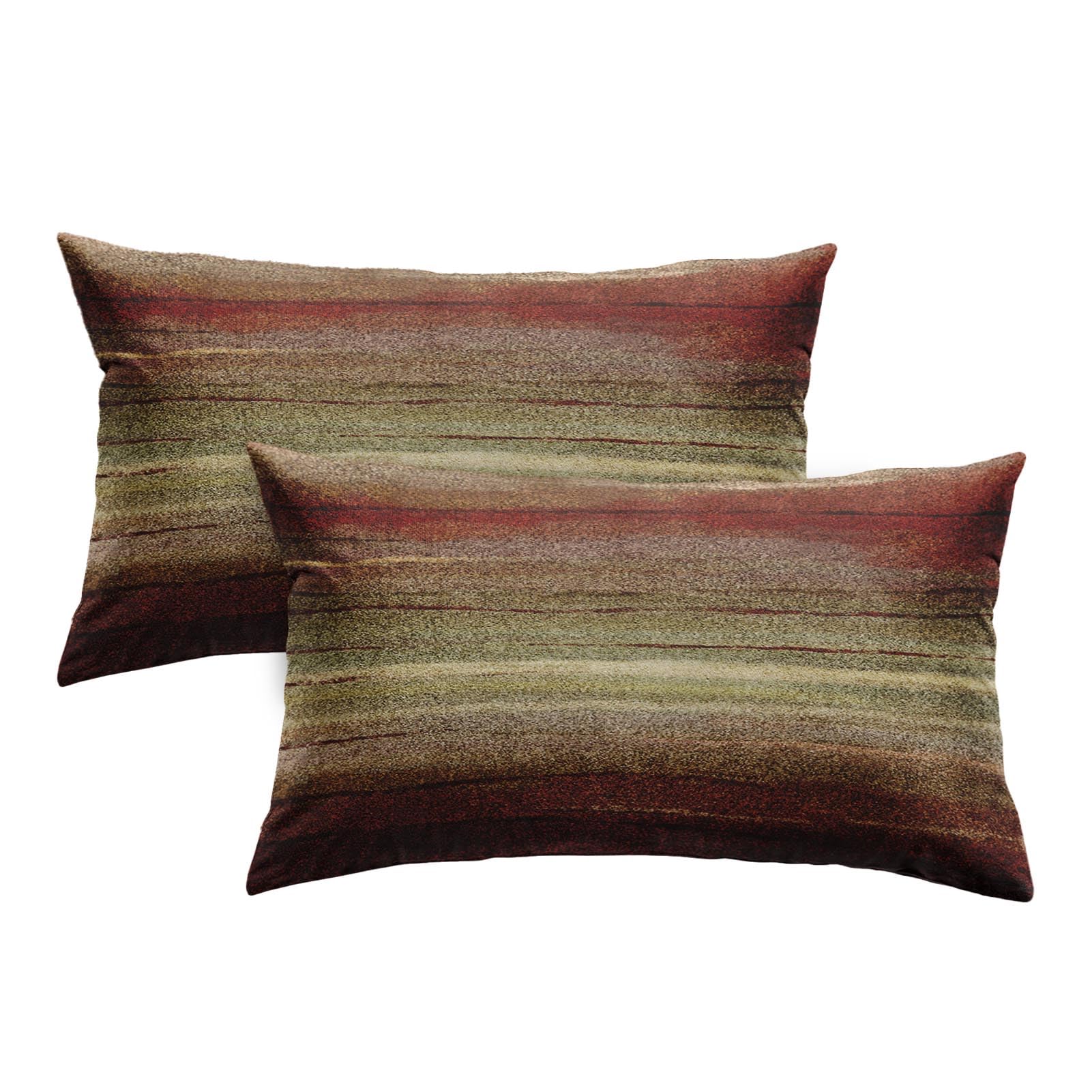 Emvency Set Of 2 Throw Pillow Cover Western Tribal Geometric Brown Southwest Decorative Pillow Case Home Decor Lumbar Pillow 26
