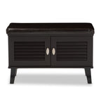 Baxton Studio FP-6793-Espresso Storage-Benches, Dark Brown