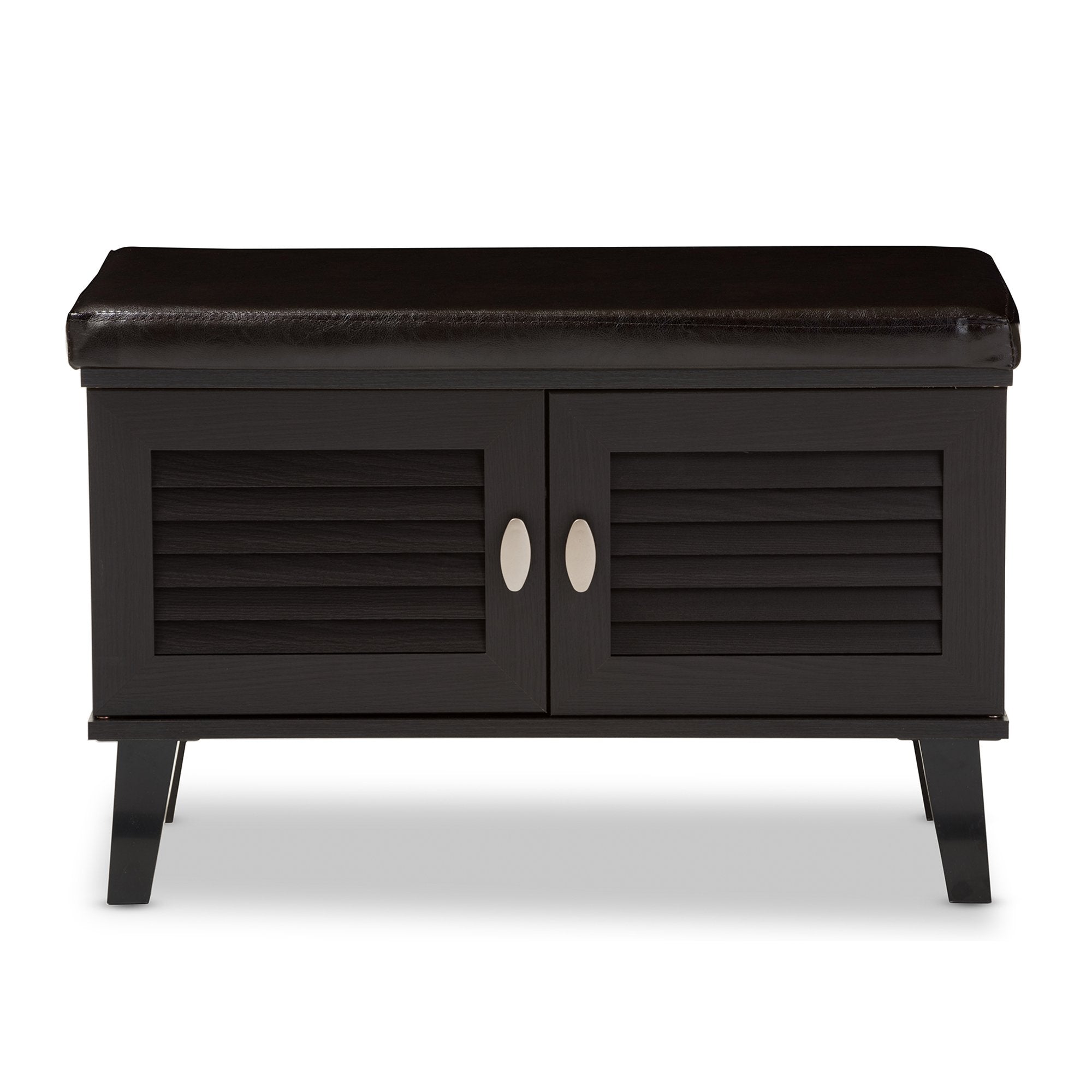 Baxton Studio FP-6793-Espresso Storage-Benches, Dark Brown