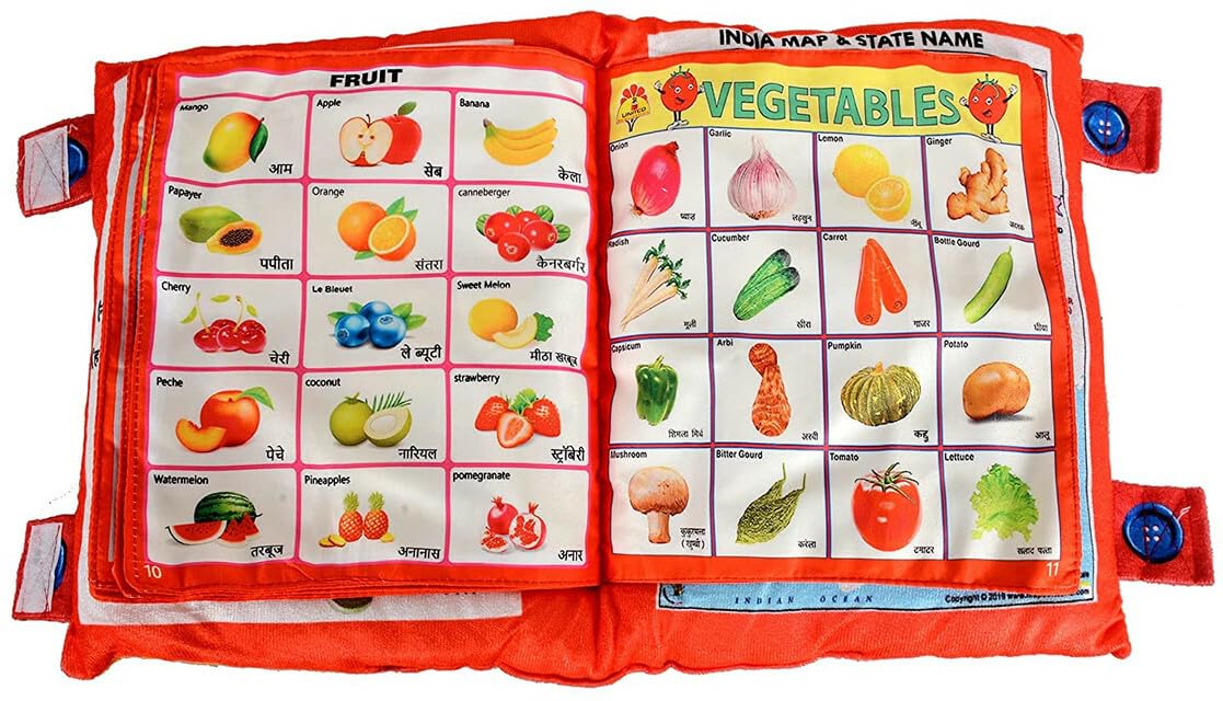 Toyonza Comfortable Study Pillow For 3YearOlds | Early Learning And Play Pillow