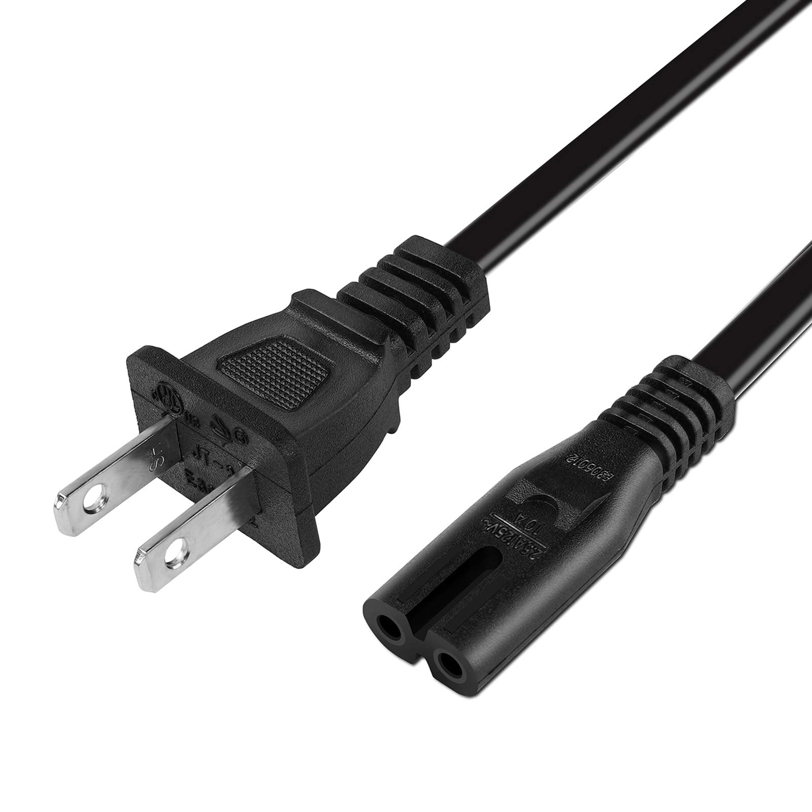 [Ul Listed] Power Cord Compatible Electric Recliner Or Liftchair 6Ft Power Cable Replacement Black