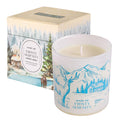 ROMIIE ZOI Christmas Scented Jar Candle - 6oz Soy Wax Candle - Frosty Serenity Infused with Frosted Mint & Fir Aroma - with Beau