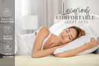 Elegant Comfort 4-Piece Smart Sheet Set - Luxury Soft 1500 Thread Count Egyptian Quality Microfiber, Wrinkle Resistant With Side