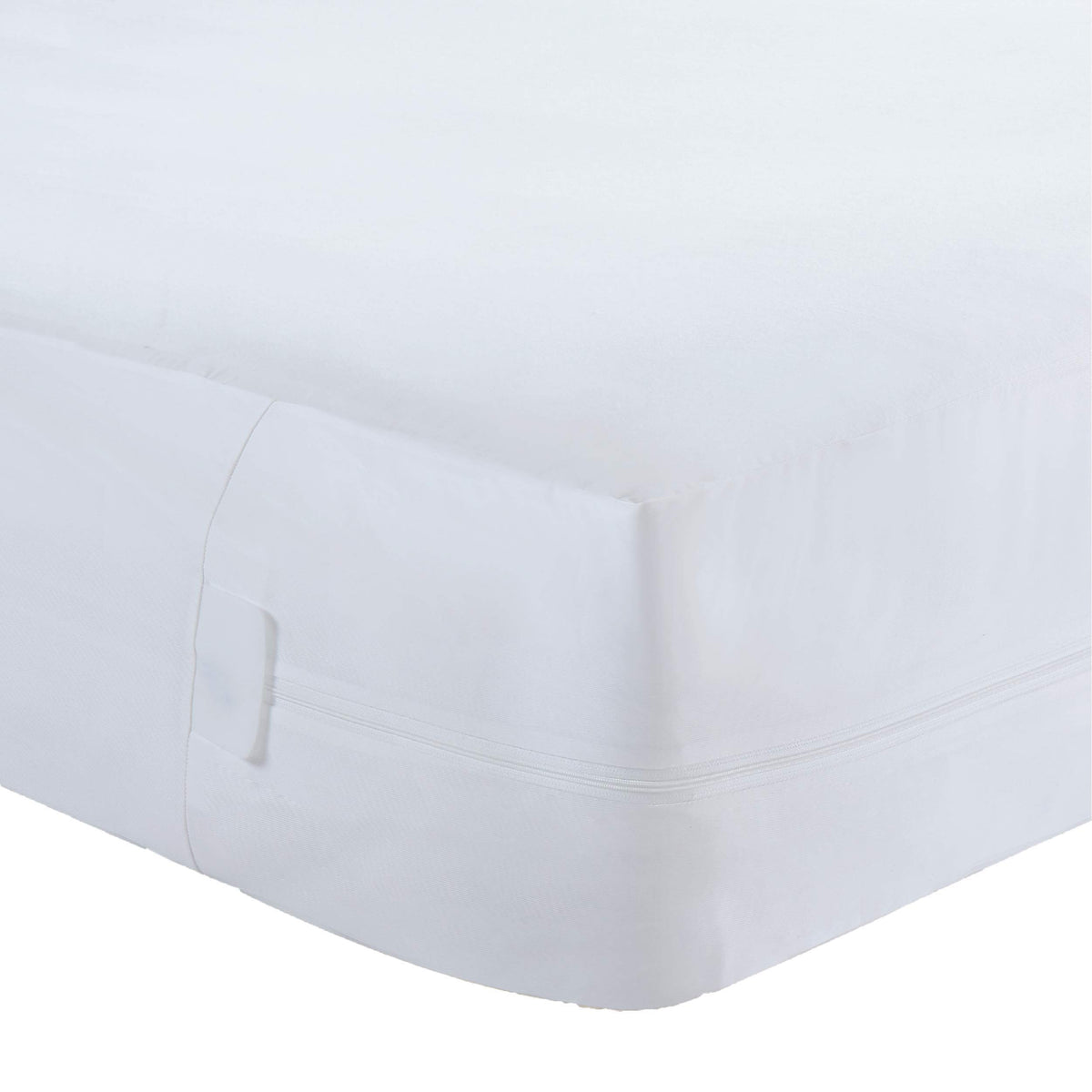 Bed Bug Blocker All-In-One Quiet Water Resistant Zip-Up Mattress Protector To Help Protect Against Irritants, Queen, White (Fre1