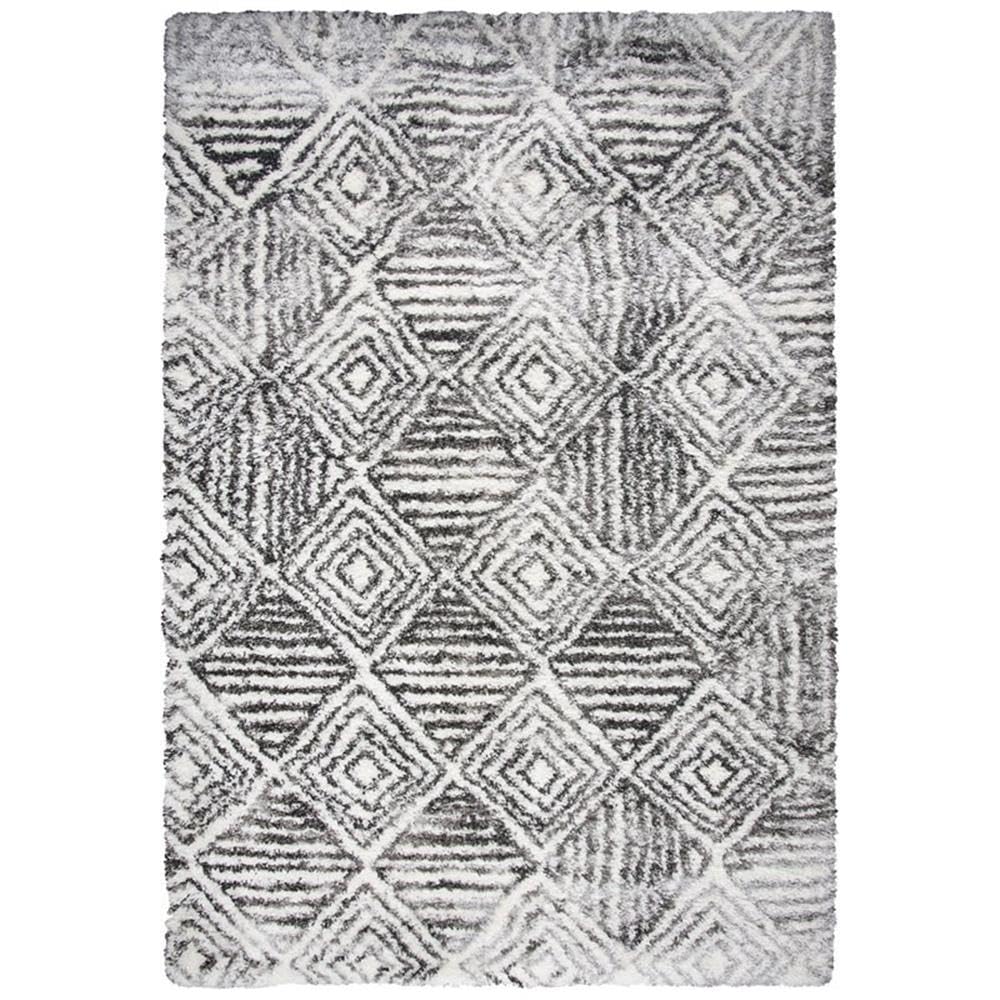 Rizzy Home Alora Decor Midnight 7'10" X 10'6" Geometric Charcoal/Ivory Area Rug