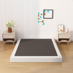 Upcanso King Box Spring Bed Base 4 Inch, Low Profile Metal Box Spring King With Fabric Cover, 3000 Lbs Max Weight Capacity Mattress Foundation, Noise-Free, Easy Assembly