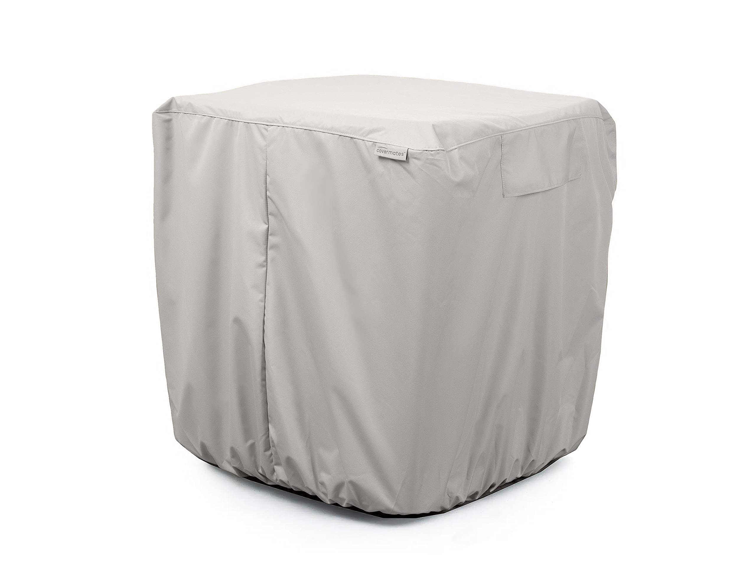 Covermates Air Conditioner Cover - Heavy-Duty Polyester, Weather Resistant, Elastic Hem, AC & Equipment-Ripstop Grey