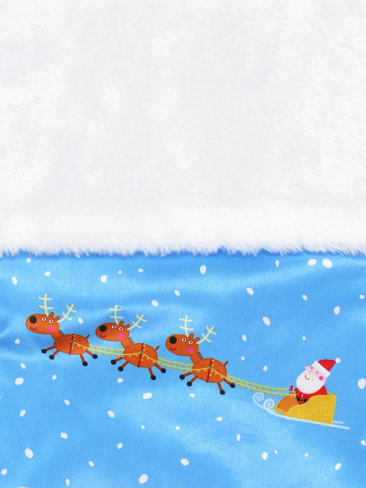 Peppa Pig Printed Stocking With Plush Cuff