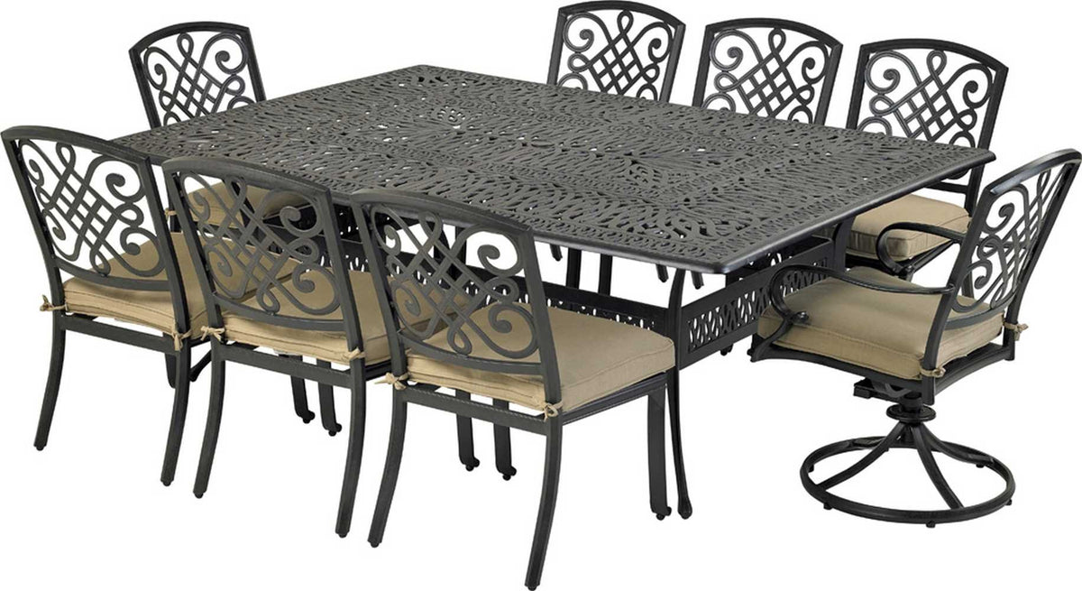 Patio Resort Rcdtmn8460-Bt1 Bridgetown 9-Piece Dining Set