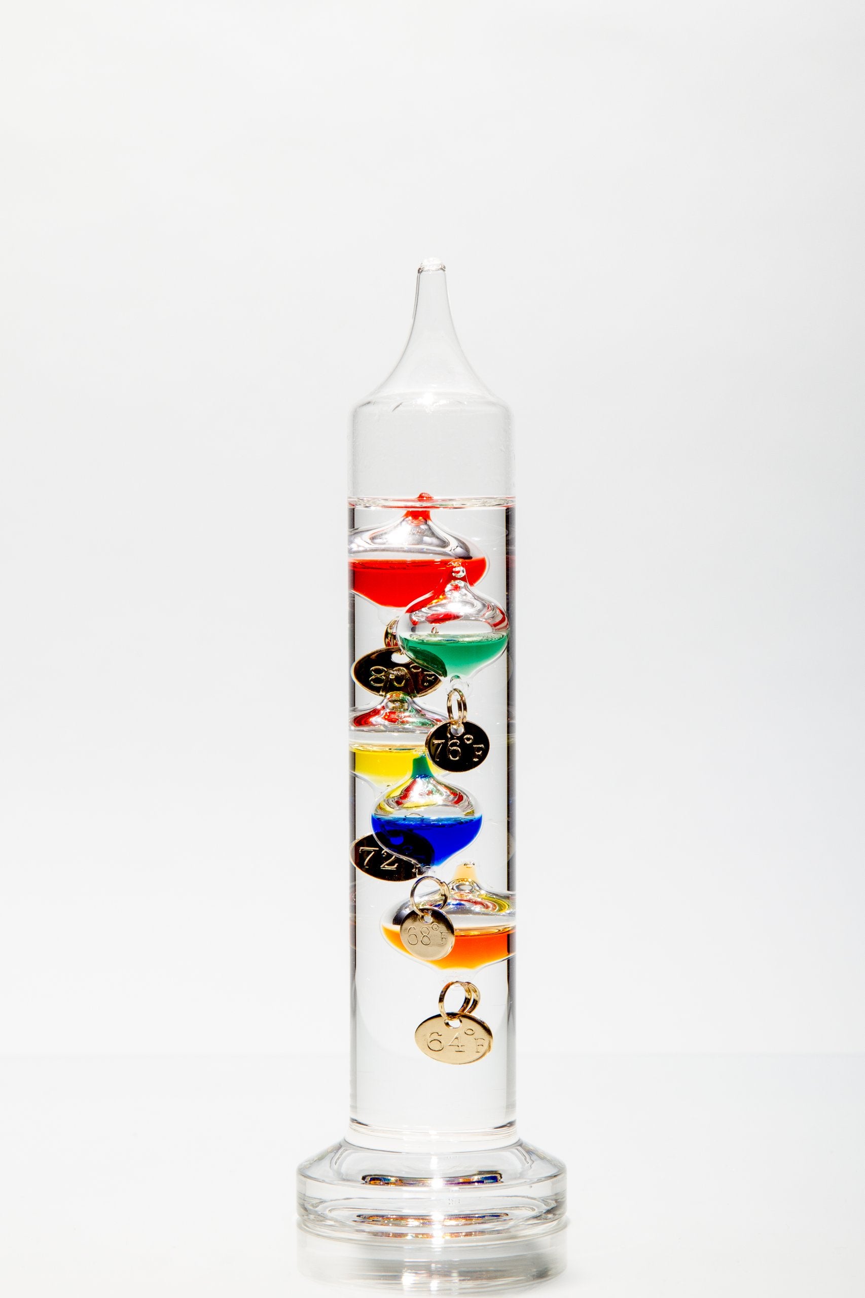 Glassic Gifts Galileo Thermometer (7' Tall)