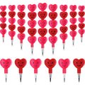 Zonon 36 Pieces Valentine'S Day Pencils Plastic Stacking Heart, Cute Smile Face Pencils Valentine'S Day Gifts, Goodie Bag Stuffe