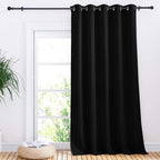 Nicetown Halloween Blackout Curtain For Sliding Door, Patio Door Curtains, Thermal Insulated Wide Drapes/Draperies For Bedroom (