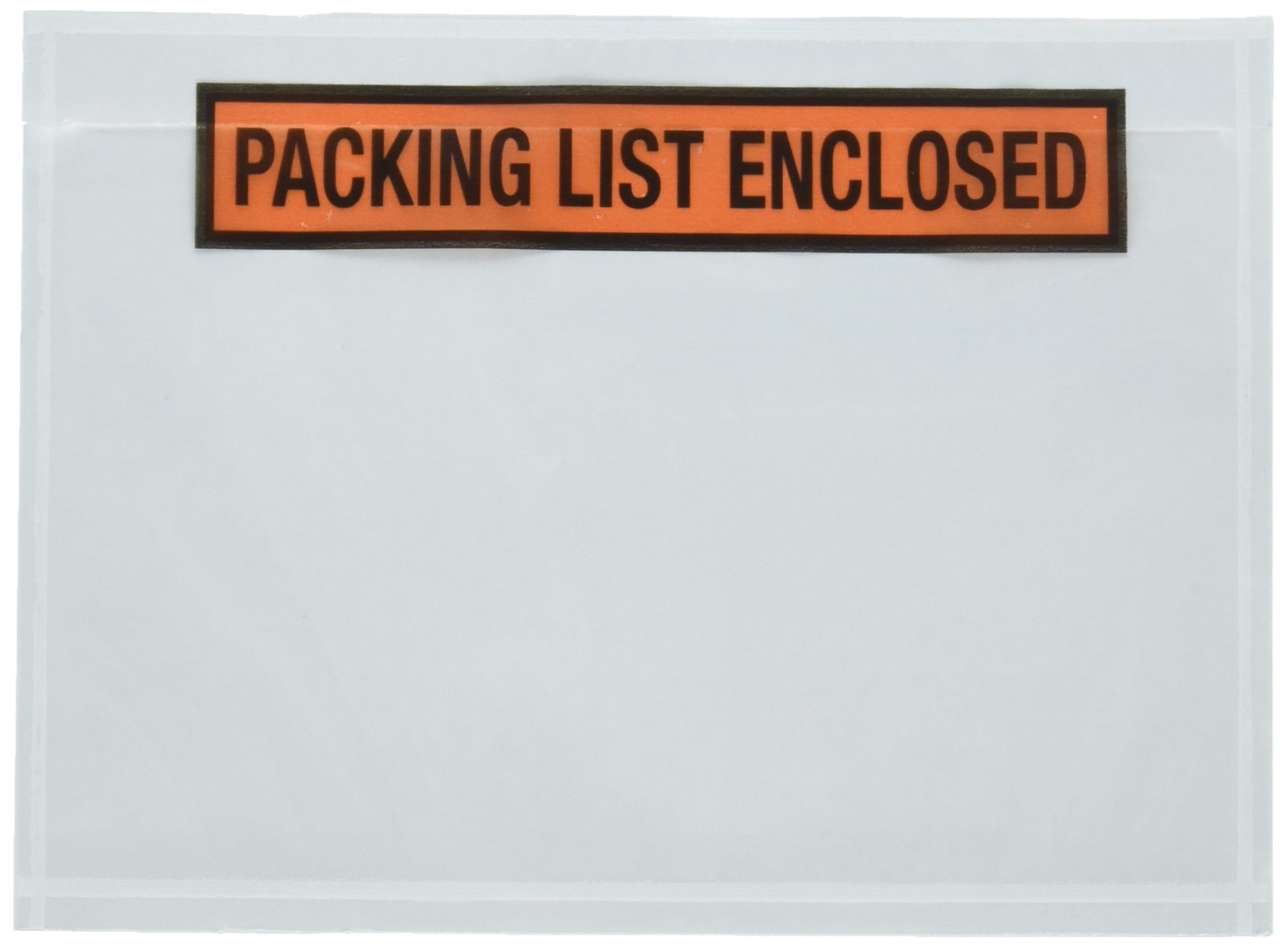 Sales4Less Packing List Envelopes 7.5' X 5.5' Pouches Invoice Enclosed Adhesive Bags Pack Of 100