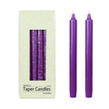 10 Inch Purple Straight Taper Candles
