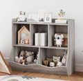 IDEALHOUSE Toy Bookshelf and Bookcase, Multi Shelf with Cubby Organizer Cabinet for Storage Books and Toys, for Bedroom, Playroo