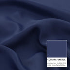 Bgment Rod Pocket And Back Tab Blackout Curtains For Bedroom - Thermal Insulated Room Darkening Curtains For Living Room, 42X63 Inch, 2 Window Curtain Panels, Navy Blue