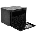 AUTOSAVER88 24 Inch Underbody Tool Boxes, Heavy Duty Aluminum Diamond Plate Toolbox Organizer, Waterproof Chest Storage Box with