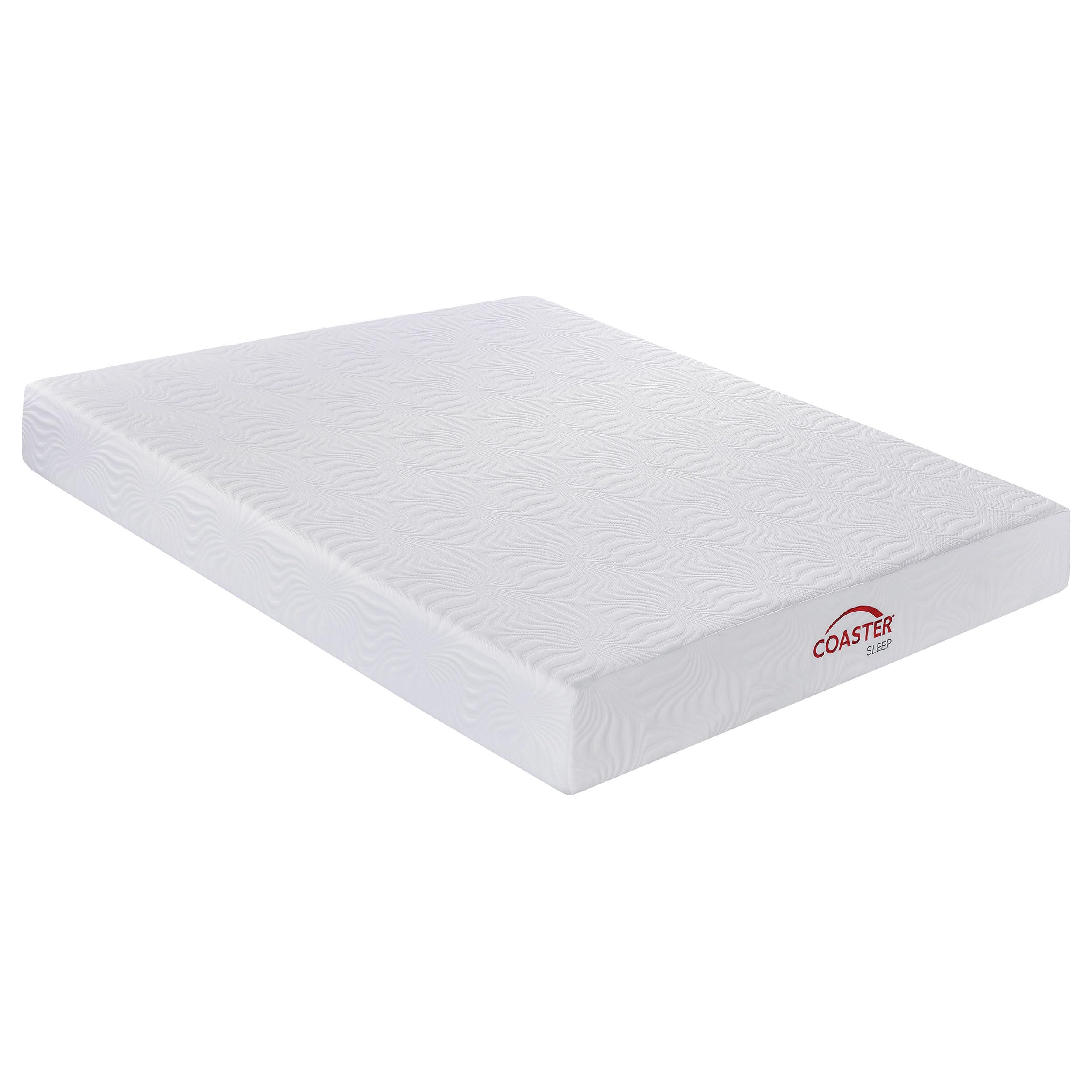 Coaster Home Furnishings Key 10 Inch Memory Foam Eastern King Size Medium Foam Mattress Certi-PUR Certified Foam White 350064KE