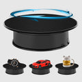Inovat Upgrade 8 Ultra-Quiet Motorized Rotating Display Stand for Video Photography Products Display, 360 Degree Black Velvet Ro