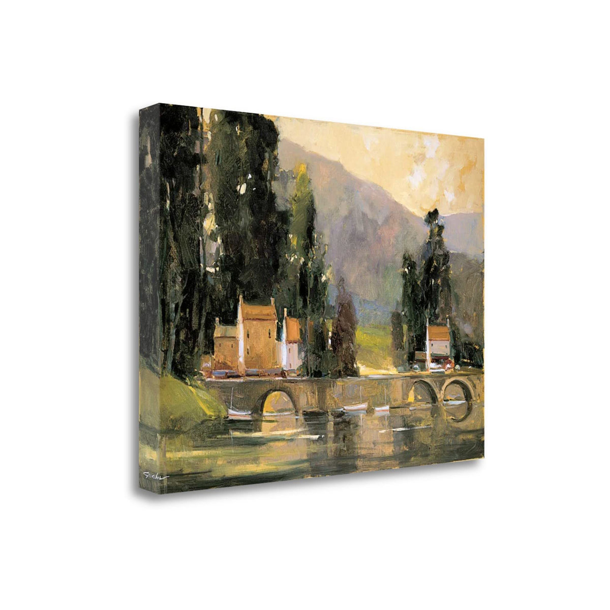 29' Picturesque Countryside Scene Gallery Wrap Canvas Wall Art