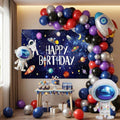 Fi  Flick In 65 Pc Space Theme Birthday Decoration With Backdrop Kit