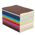 Xiduobao Colorful Pu Leather Notebook, A5 Travel Journal Set, Writing Diary Subject Notebooks Journals For Traveler, Students An