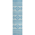 Sedona Sn14 Blue Transitional Rug Runner 2' 3" X 10'