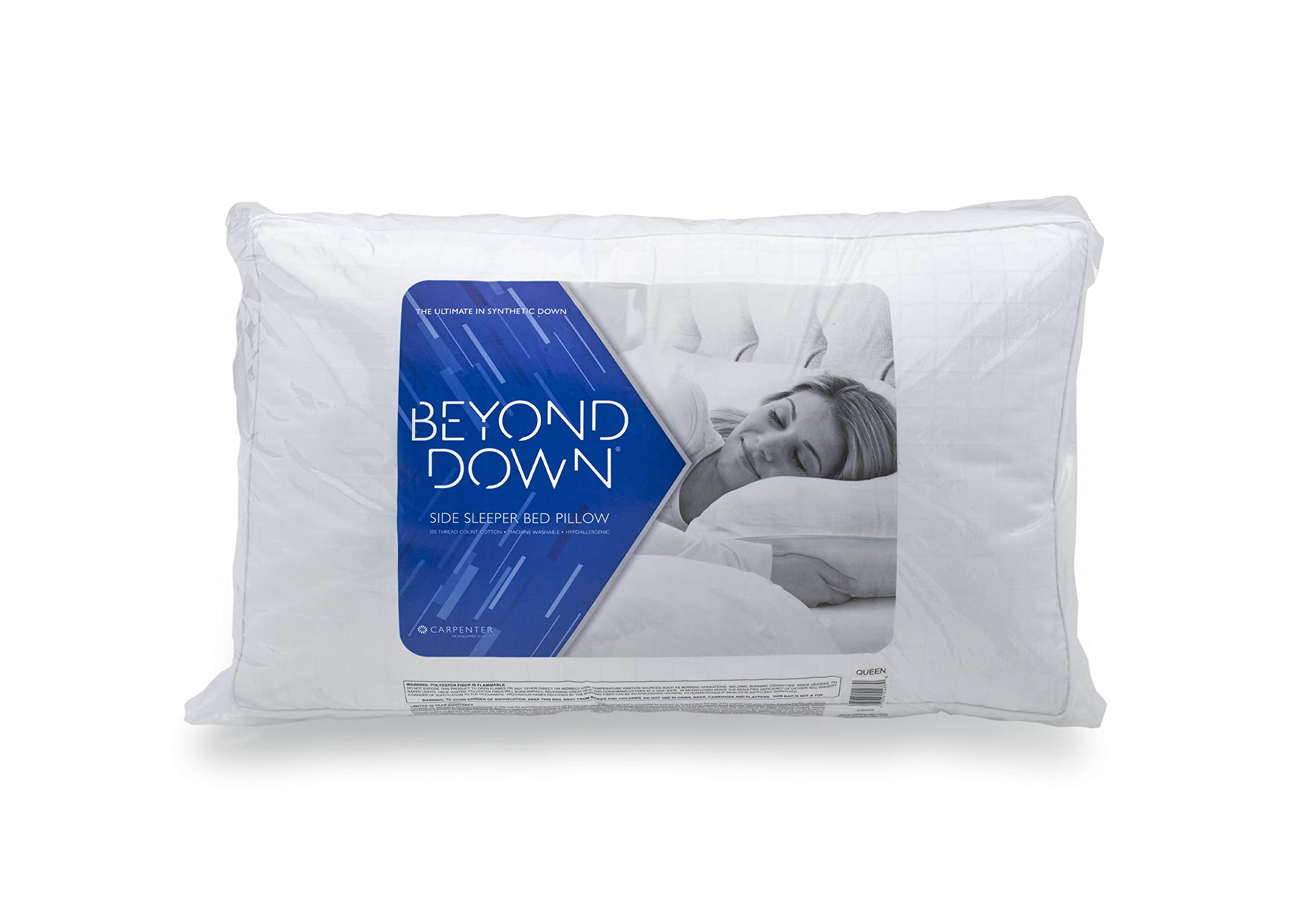 Beyond Down Gel Fiber Side Sleeper Pillow, Standard