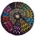 Winture 10 PCS Peacock Hand Fans, Spanish Folding Hand Fan, Flower Dancing Fans,Summer Handheld Folding Fans Party Favors for Gi