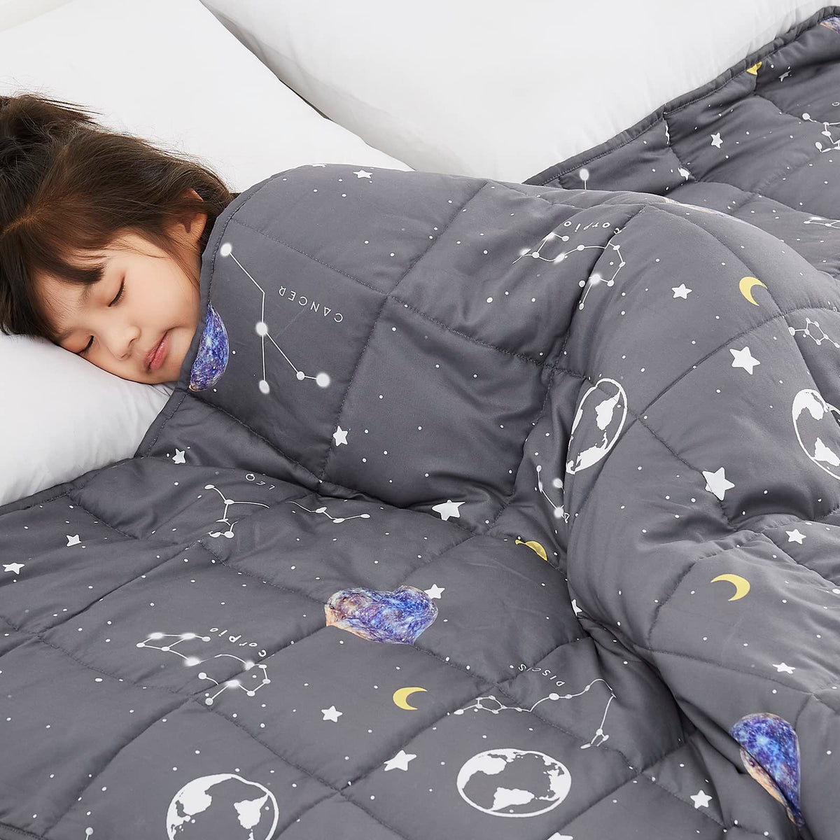Topcee Weighted Blanket For Kids(5Lbs 36'X48') Toddler Heavy Blanket,Kids Weighted Blanket Cooling Blanket For Sleeping Perfec