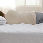 Bedsure Mattress Pad Full Size - Elastic Quilted Fitted Full Mattress Topper With 8-21' Deep Pocket, Noiseless Mattress Protect