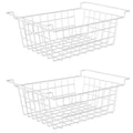 Orgneas 17.5 Chest Freezer Organizer Bins Metal Wire Baskets