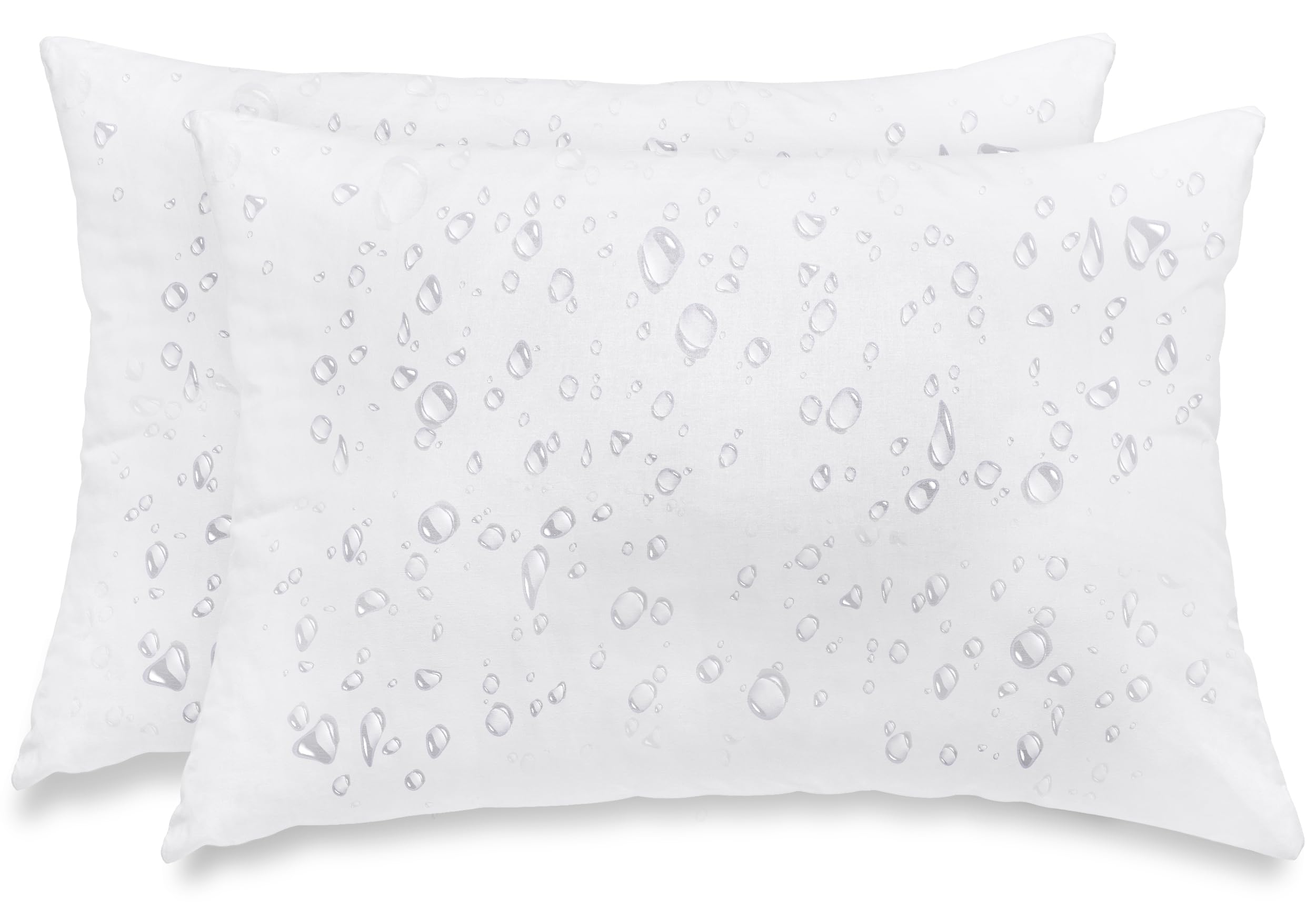 Utopia Bedding Outdoor Pillow Inserts 12 X 20 Inches (Pack Of 2, White), Water Resistant Garden Throw Pillows For Patio And Porc