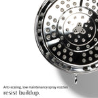 T3 Source Showerhead | Adjustable Chrome Shower Head With Chlorine Filter | Copper, Zinc, And Calcium Water Mineral Filter Reduc