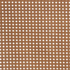 Baxton Studio Katrice Mid-Century Modern Ash Walnut Finished Wood King Size Headboard with Rattan