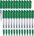 Sfaih Fine Tip Dry Erase Markers - 24 Pack Green Whiteboard Erasable Markers Bulk For Kids Adults, Ideal For Classroom School Of