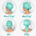 The Perfect Haircare Microfiber Curly Hair Towel Wrap With Wet/Dry Brush - Fast Drying And Gentle Detangling For Women, Girls, K