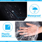 Remagr Clear Plastic Dining Chair Covers ? 8 Pieces Waterproof Protectors for 21x20 Inch Chairs